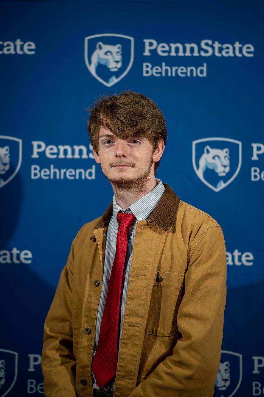 A headshot of me taken at the Penn State Behrend Career Fair in 2022